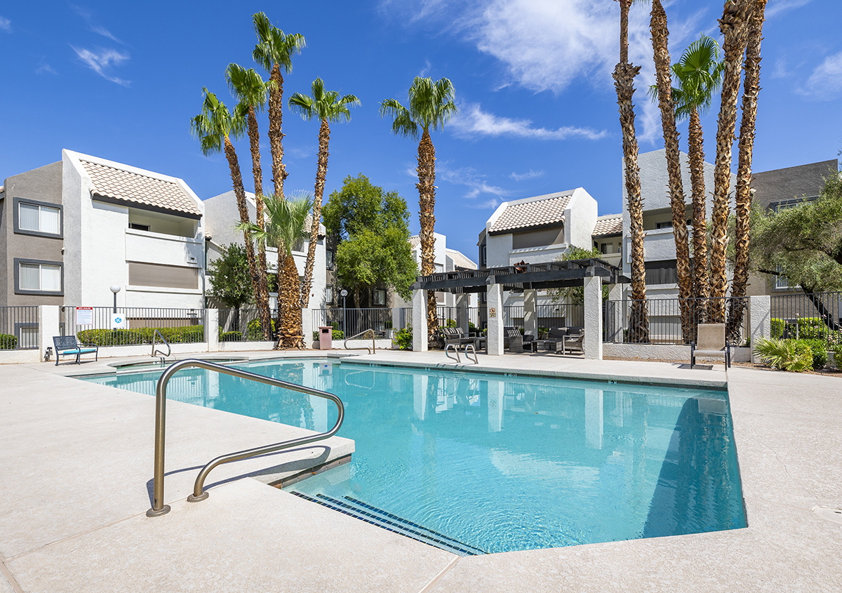 Galleria Apartments Pool Area.